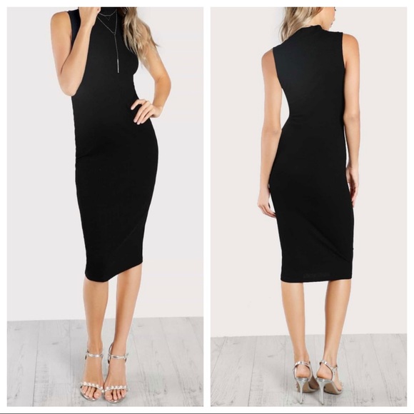 ✨LAST ONE✨High Neck Midi Bodycom Dress - Picture 4 of 5